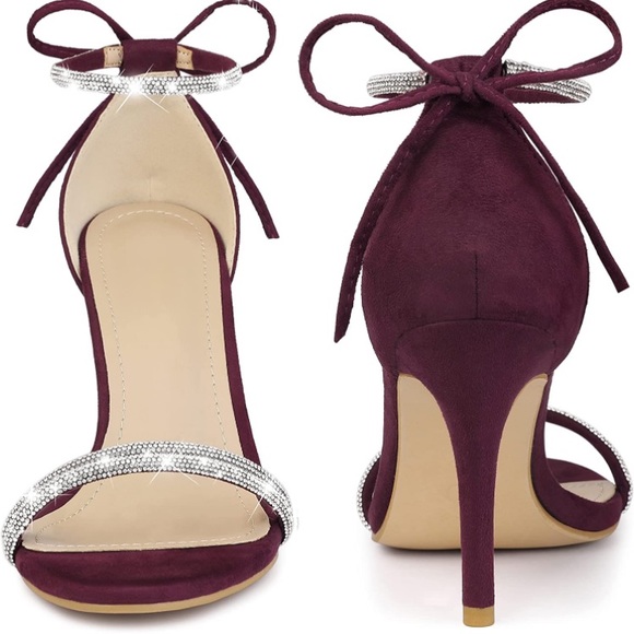 NWT burgundy / maroon heels size 7 - Picture 2 of 5